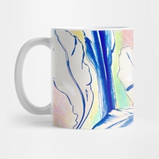 Plant in Blue Marker - Leaf of Life Miracle Leaf - Rainbow Mug